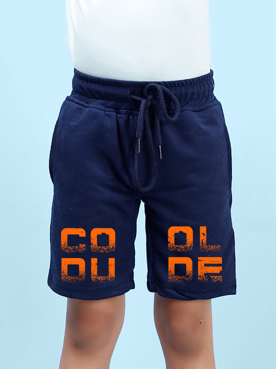 

NUSYL Boys Cotton Printed Shorts, Blue