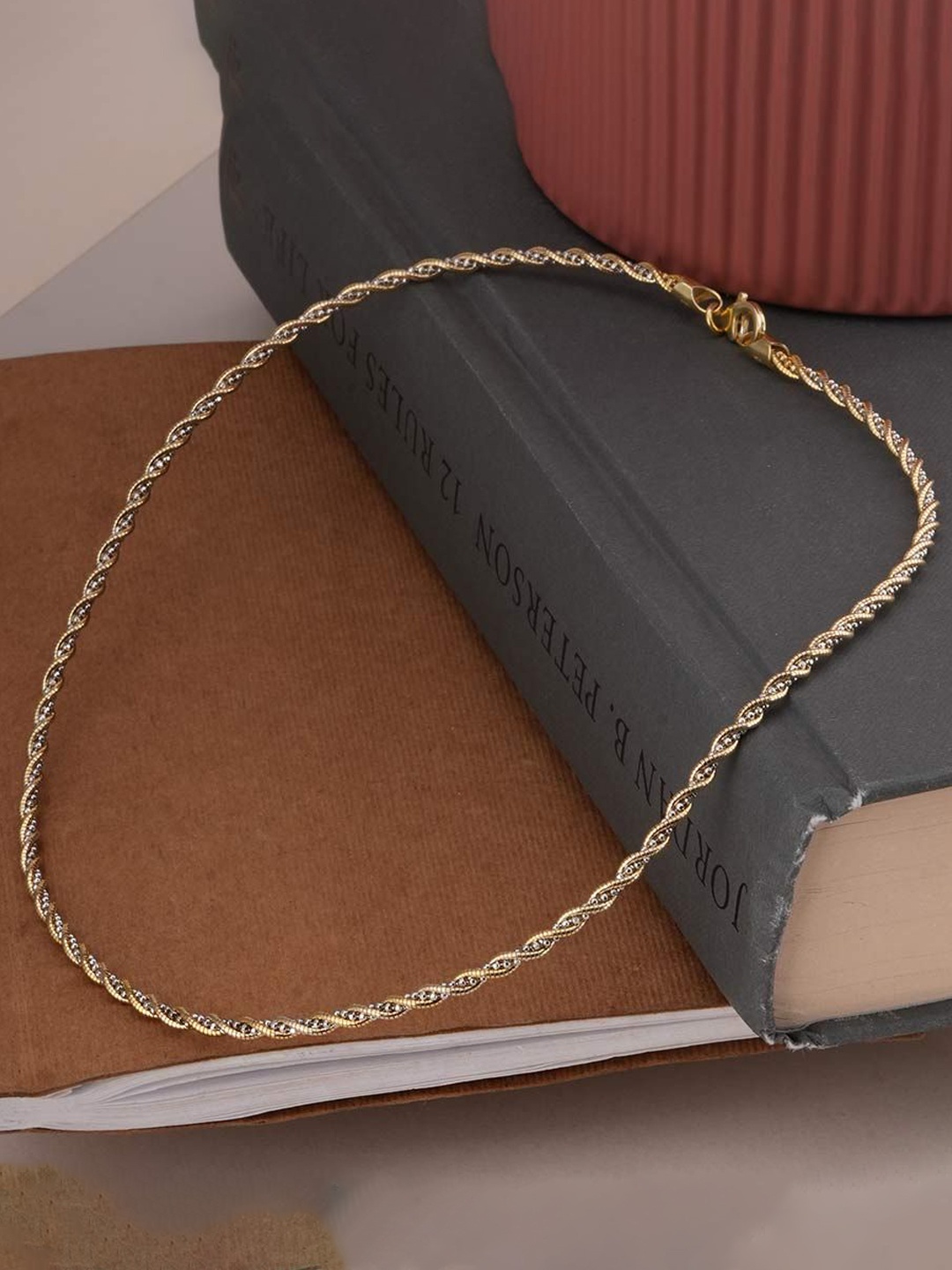 

PALMONAS Sterling Silver Rhodium-Plated Necklace
