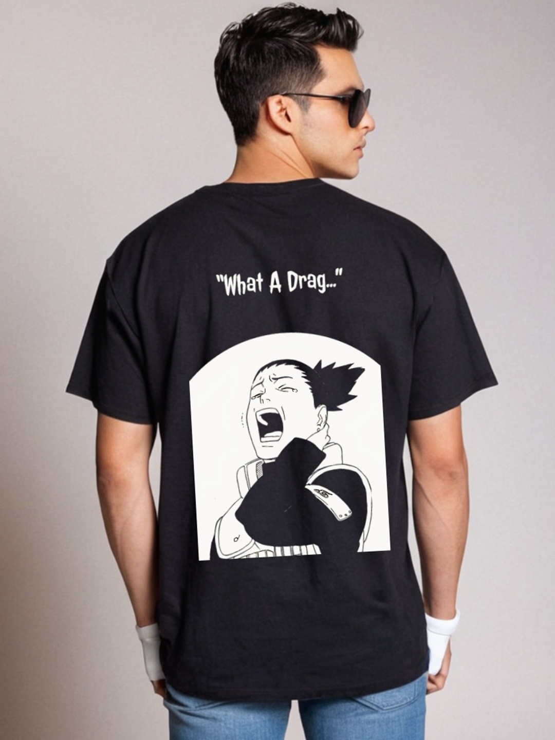

Be Crazy Men Printed T-shirt, Black