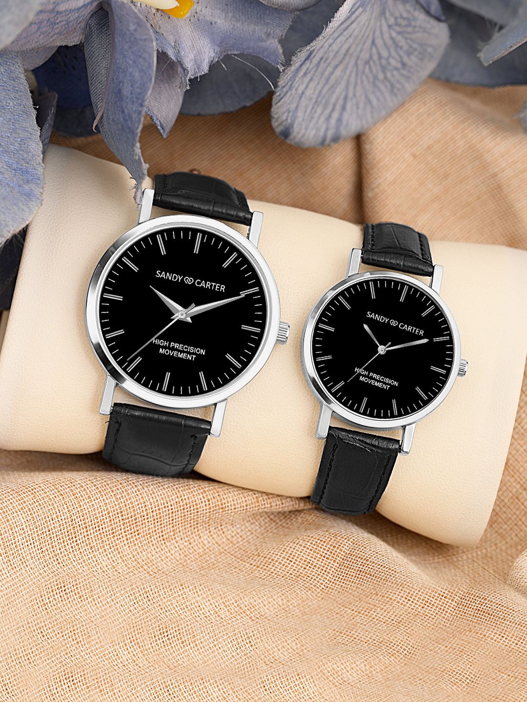 

Sandy D Carter Women Dial & Leather Straps Analogue Watch Sandy D Carter-232PR-BK, Black