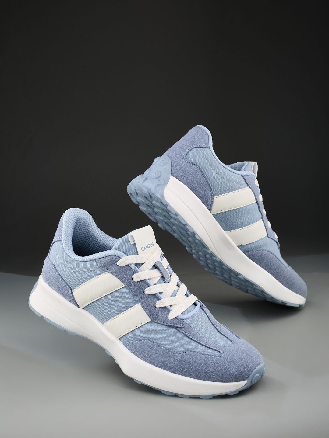 

Campus Men Colourblocked Lace-Ups Sneakers, Blue