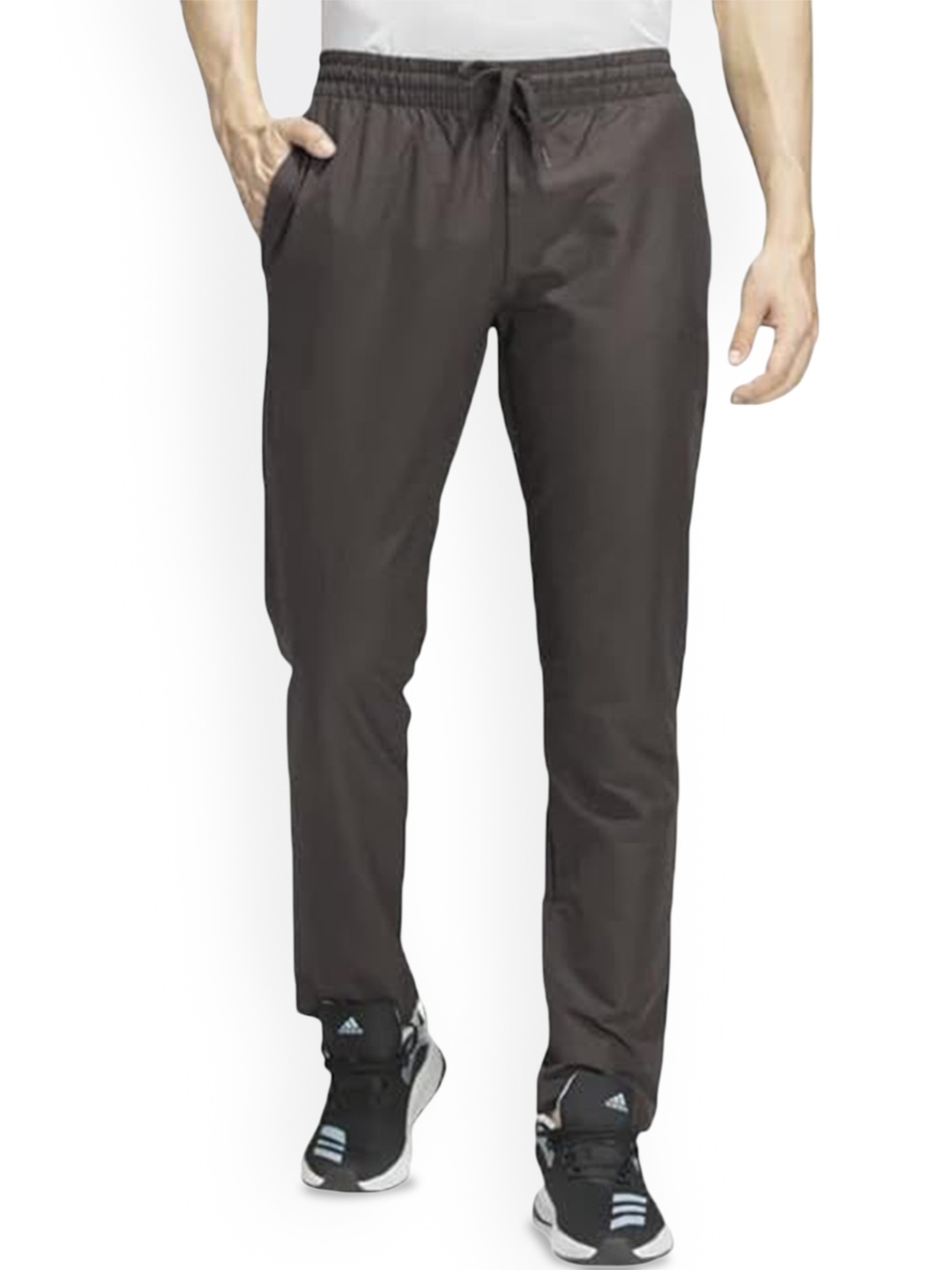 

BAESD Men Straight-Fit Mid-Rise Track Pant, Grey