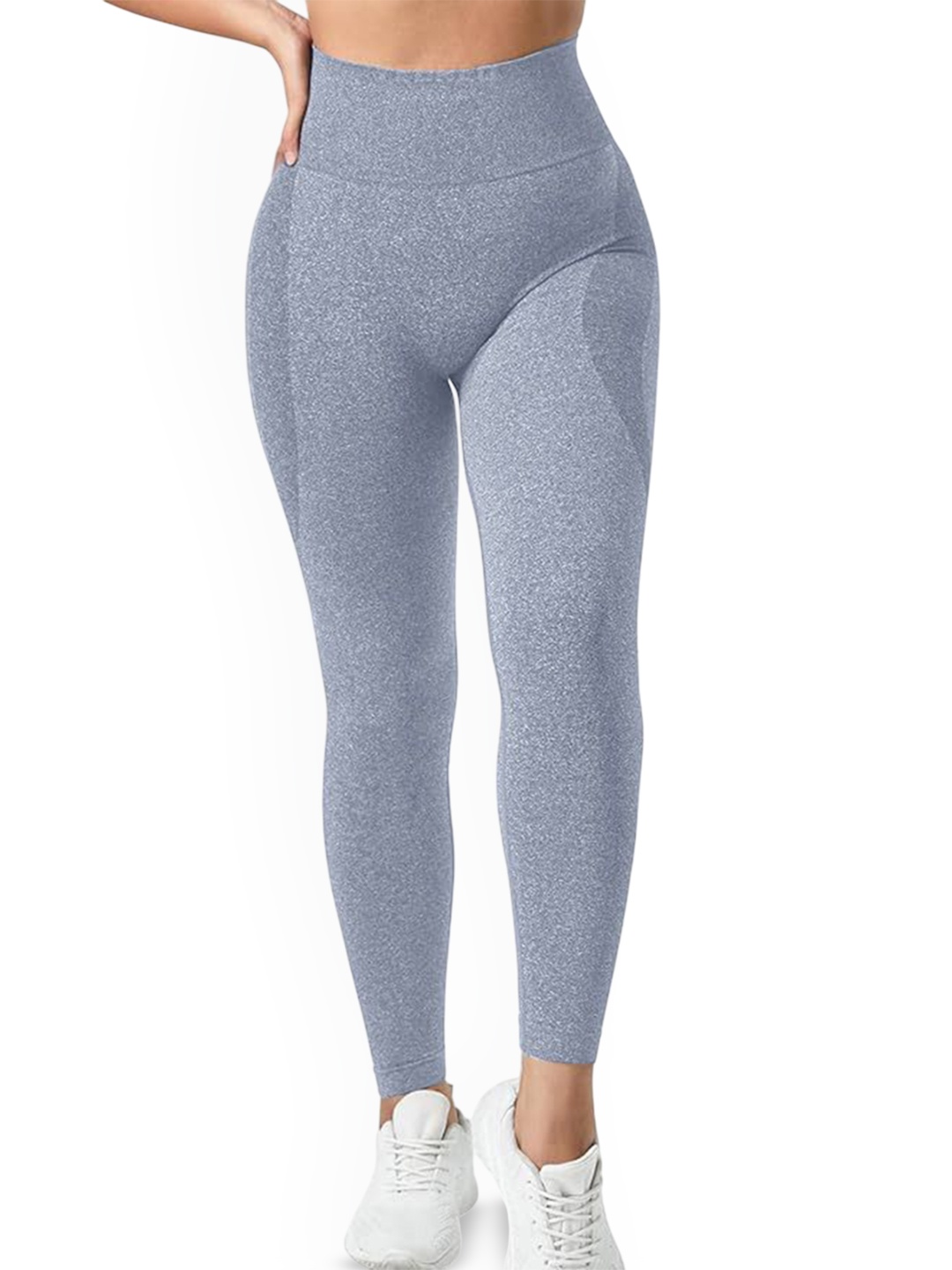 

Alexvyan Slim-Fit Breathable Anti-Skid Gym Wear Tights, Grey