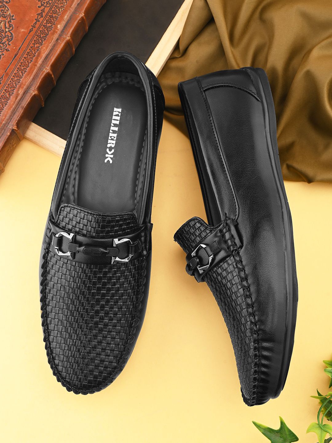 

Killer Men PU Loafers, Black