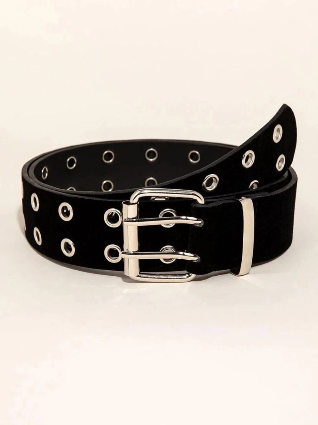 

NOTHING ORDINARY Unisex Tang Embellished Belt, Black