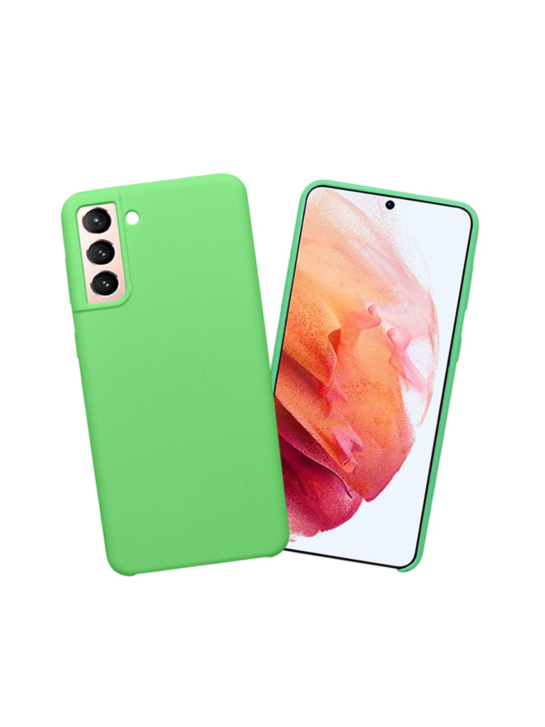 

LIRAMARK Liquid Silicone Soft Samsung Galaxy S21 Plus Back Case, Green