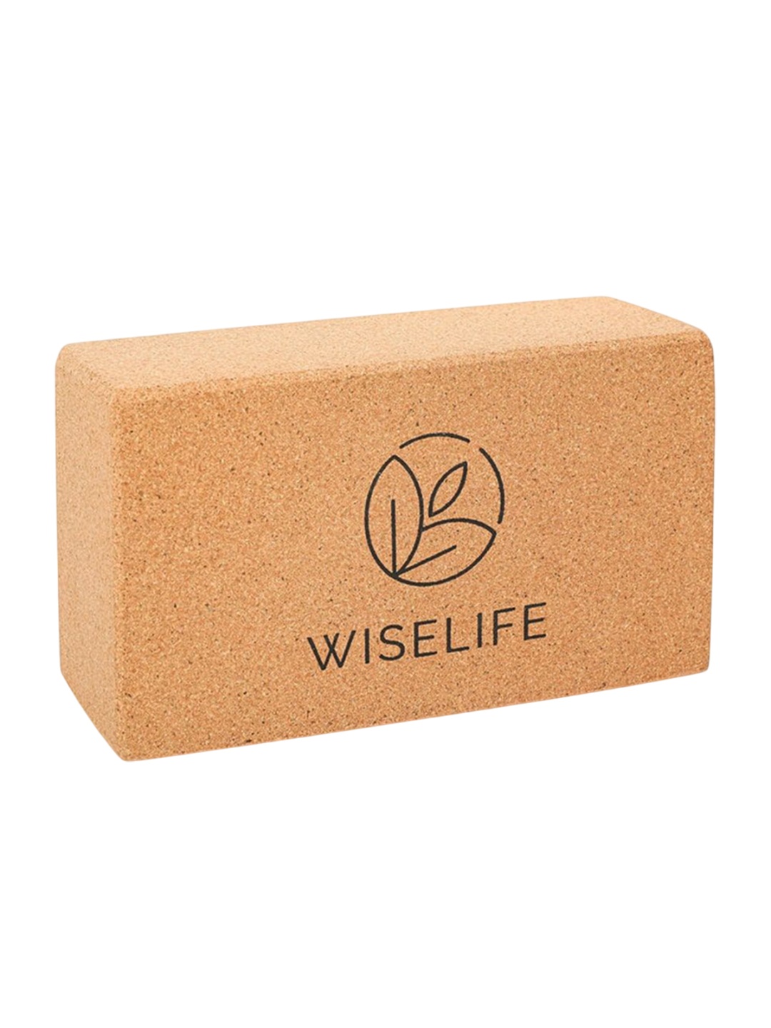 

WiseLife Cork Yoga Block Yoga High Density Soft Surface for balance, Brown