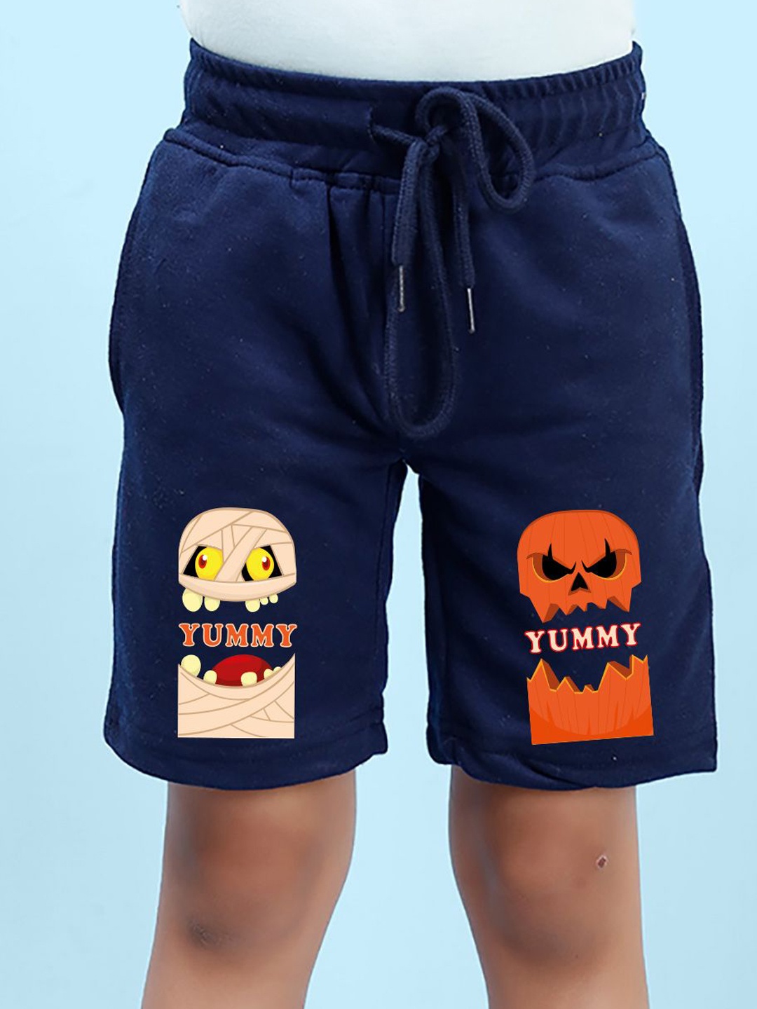 

NUSYL Boys Regular Fit Printed Shorts, Blue