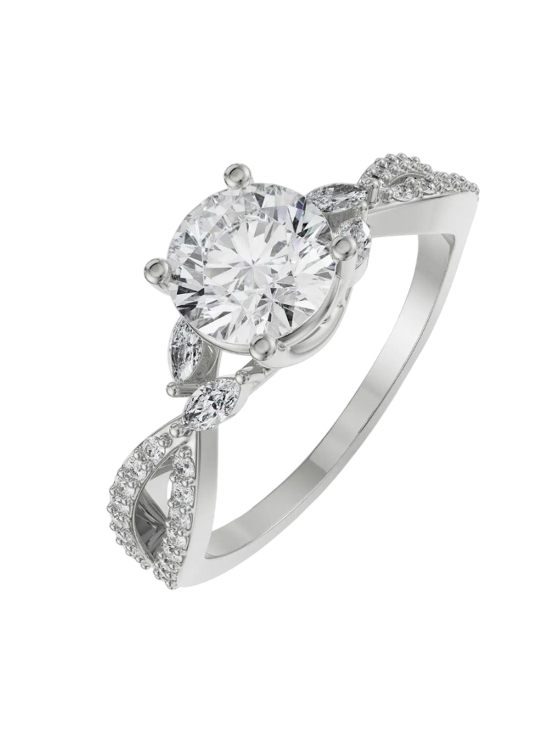 

Emori Women Pave Engagement Diamond Ring, White