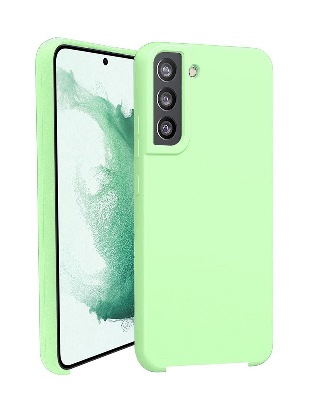 

LIRAMARK Liquid Silicone Soft Back Cover Case for Samsung Galaxy S22 Plus, Green
