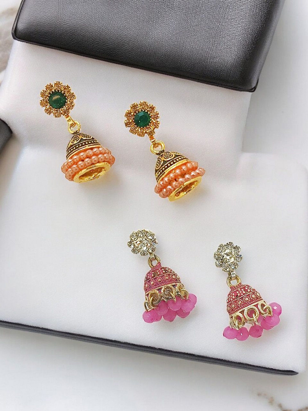 

FEMMIBELLA Contemporary Studs Earrings, Multi