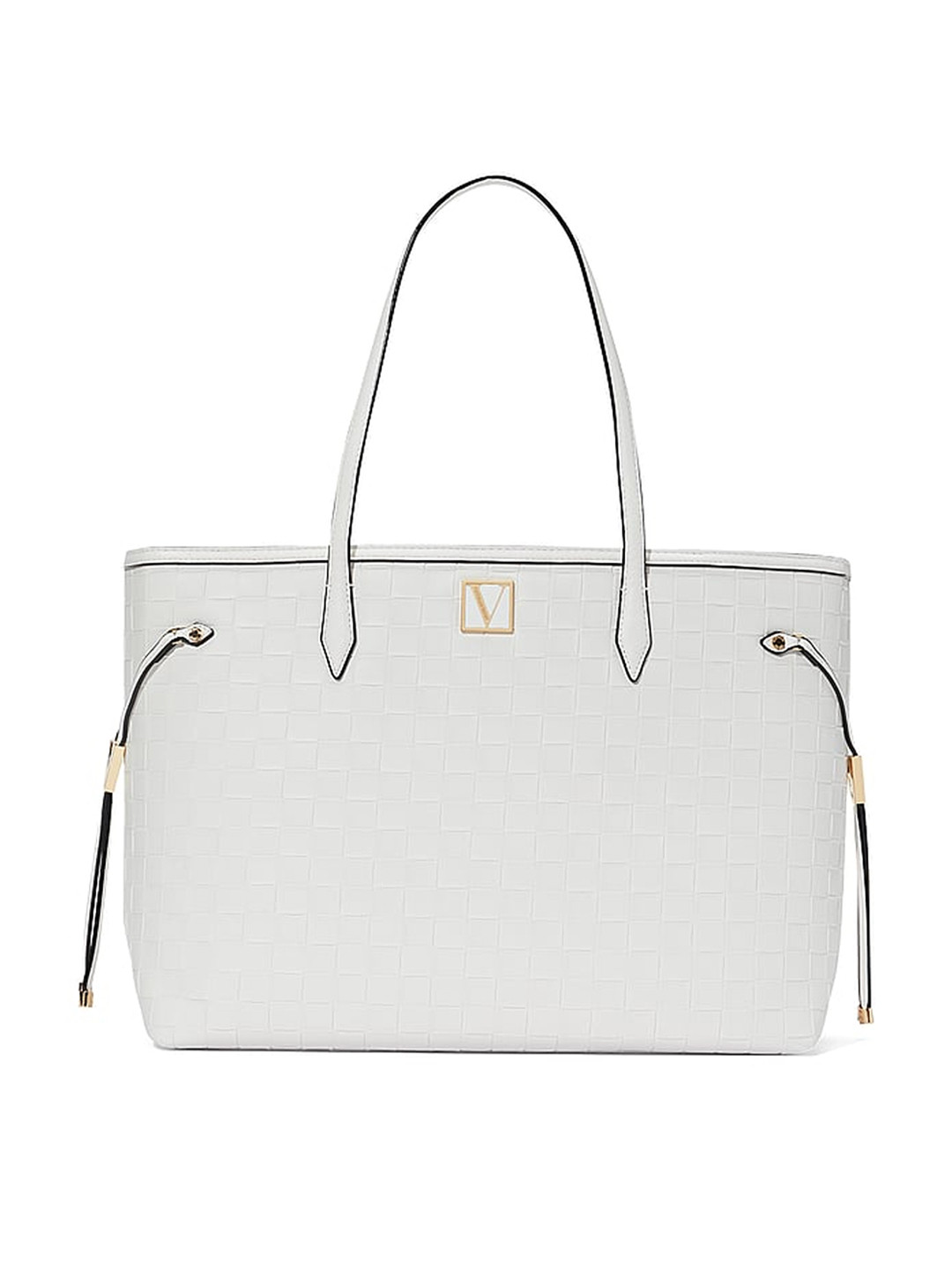 

Victoria's Secret Textured Structured Shoulder Bag, White