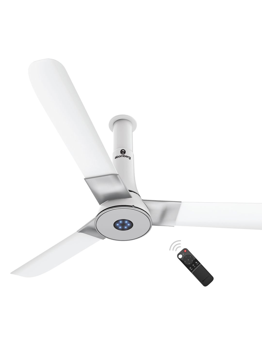 

Atomberg Technologies Studio Smart+ Marble White Remote Controlled 3 Blades Ceiling Fan