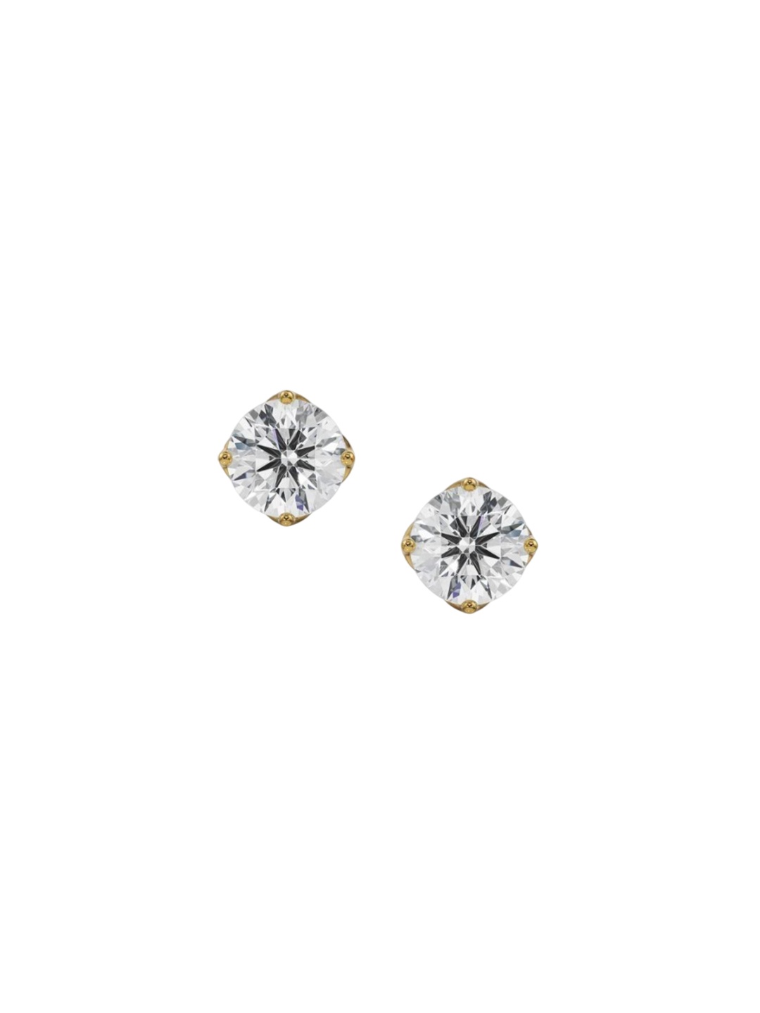 

Emori 1 CT Timeless Solitaire Studs, Yellow