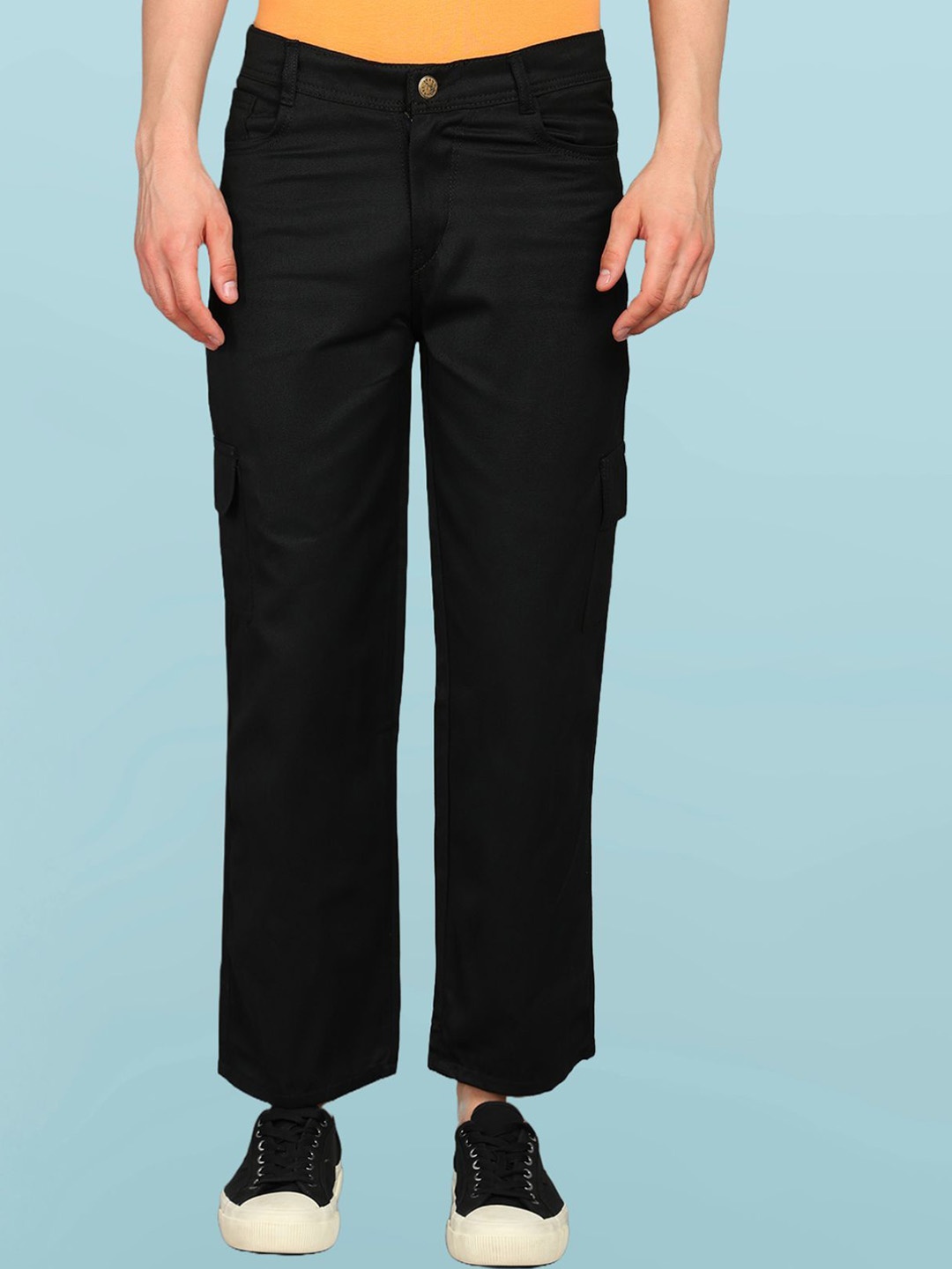 

LINARIA Men Mid-Rise Jeans, Black