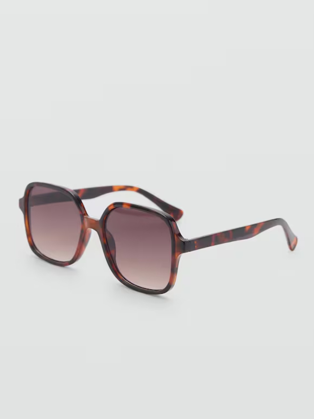 

MANGO Women Square Sunglasses with UV Protected Lens, Black