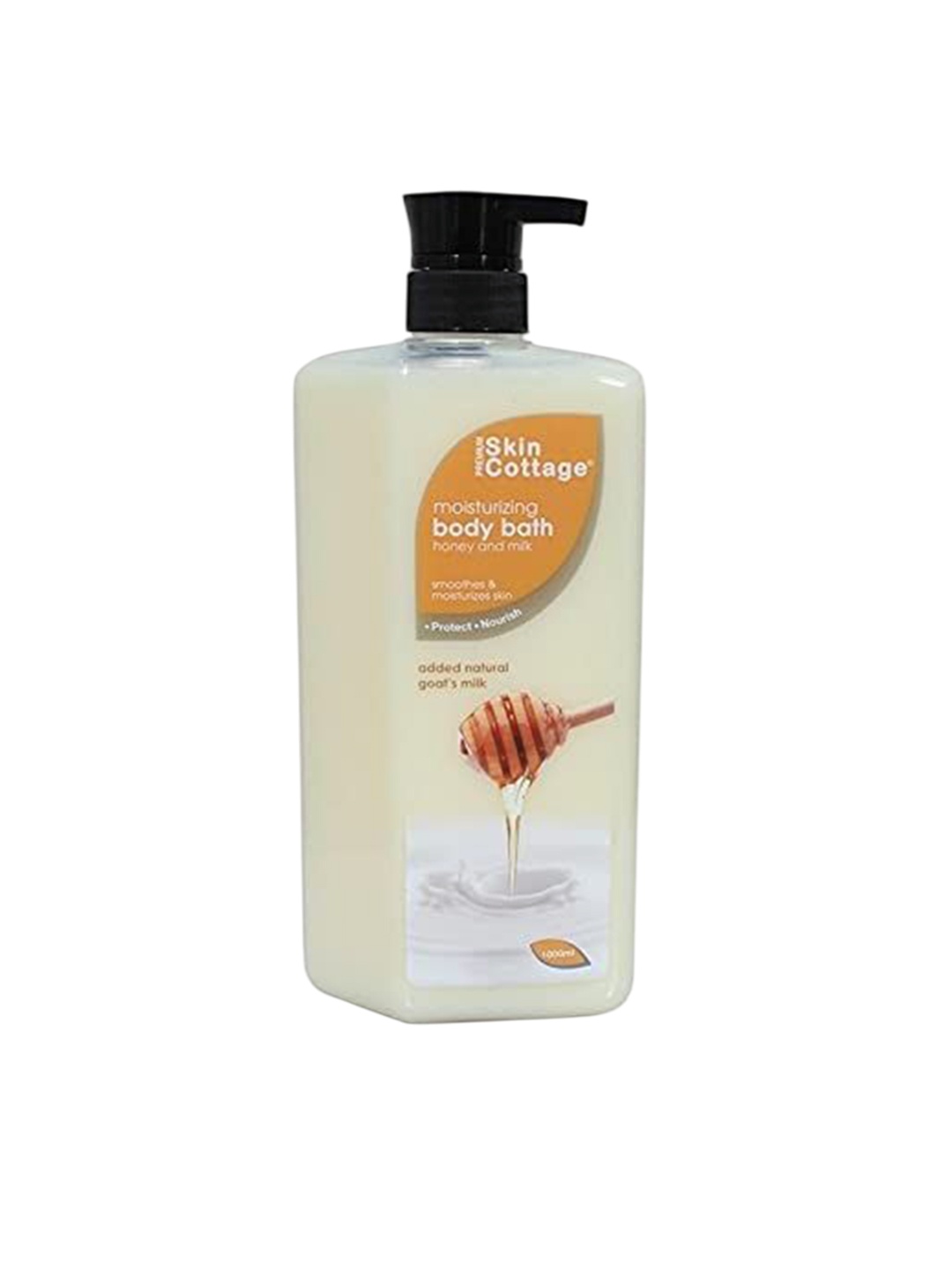 

Skin Cottage Honey & Milk Shower Gel With Vitamin E - 1000 ml, Yellow