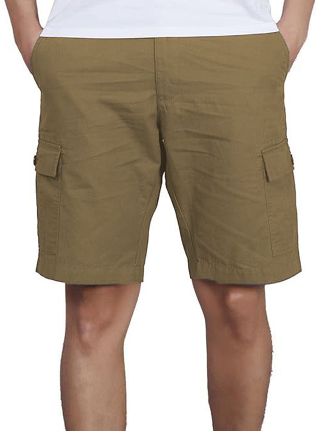 

BAESD Men High-Rise Outdoor Cargo Shorts, Khaki