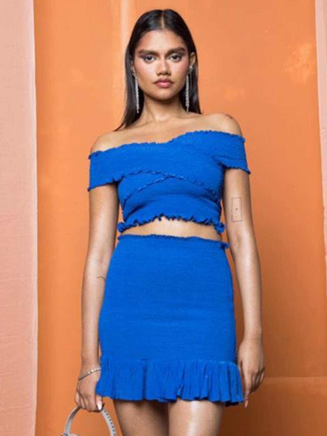 

Shivanii Women Coral Top, Blue