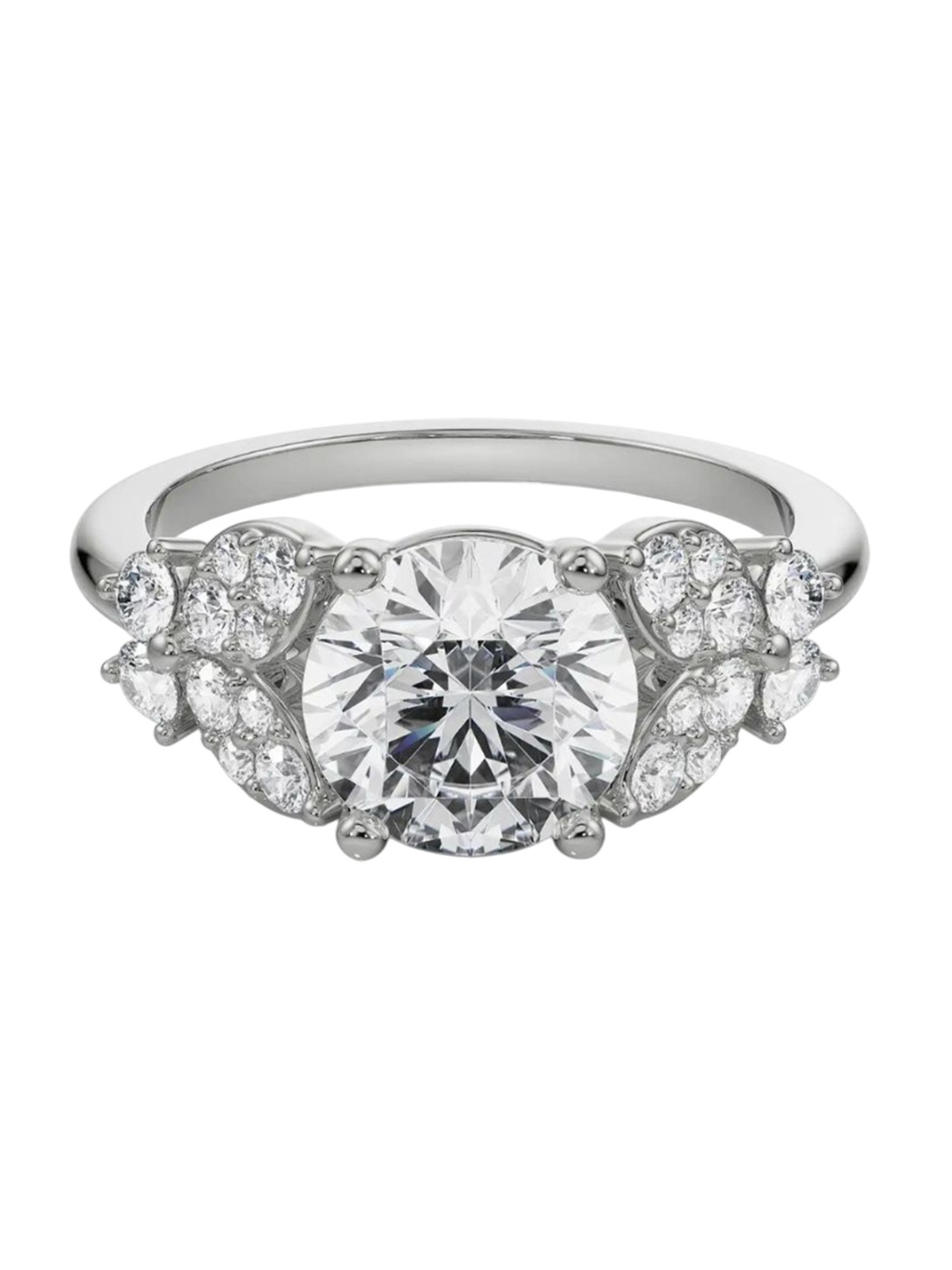 

Emori Camy Engagement Women 18 Kt White Gold Ring