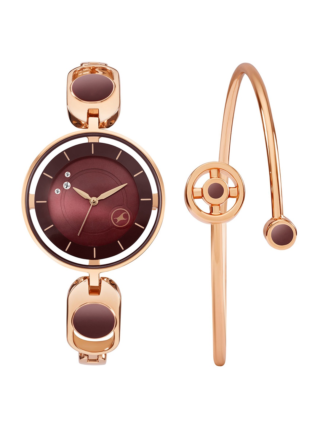 

Fastrack Pulse Women Quartz Analog Watch, Rose gold