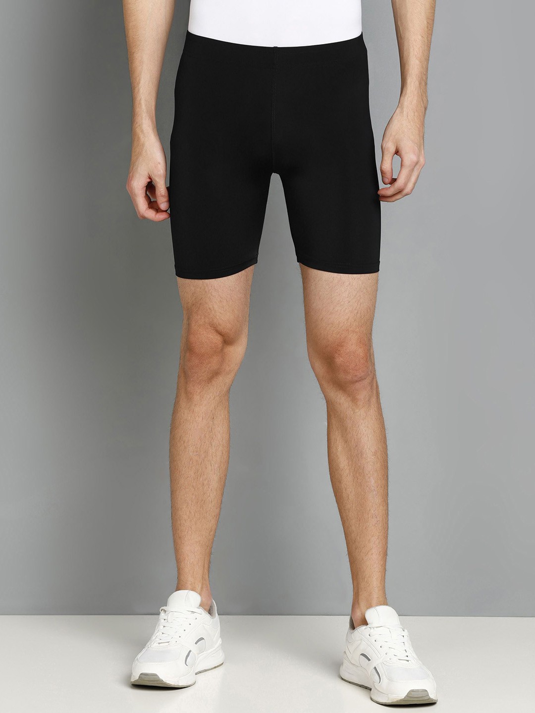 

Moda Rapido Men Relaxed-Fit Skin-Dry Tights, Black