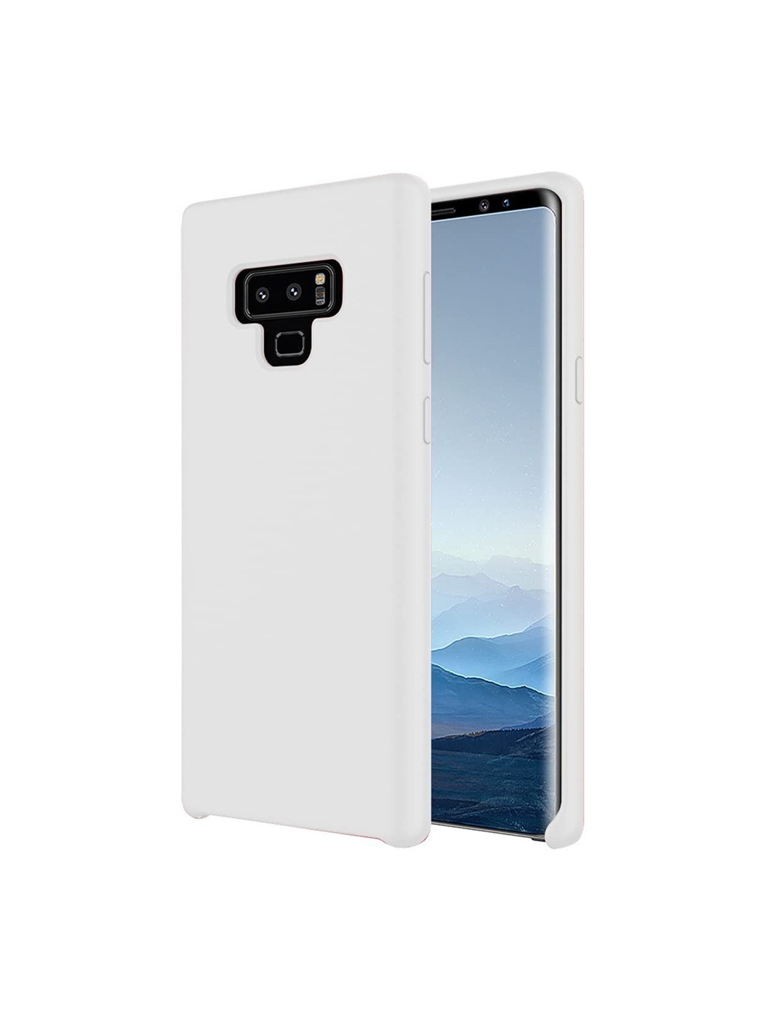 

LIRAMARK Liquid Silicone Soft Back Cover Case for Samsung Galaxy Note 9, White