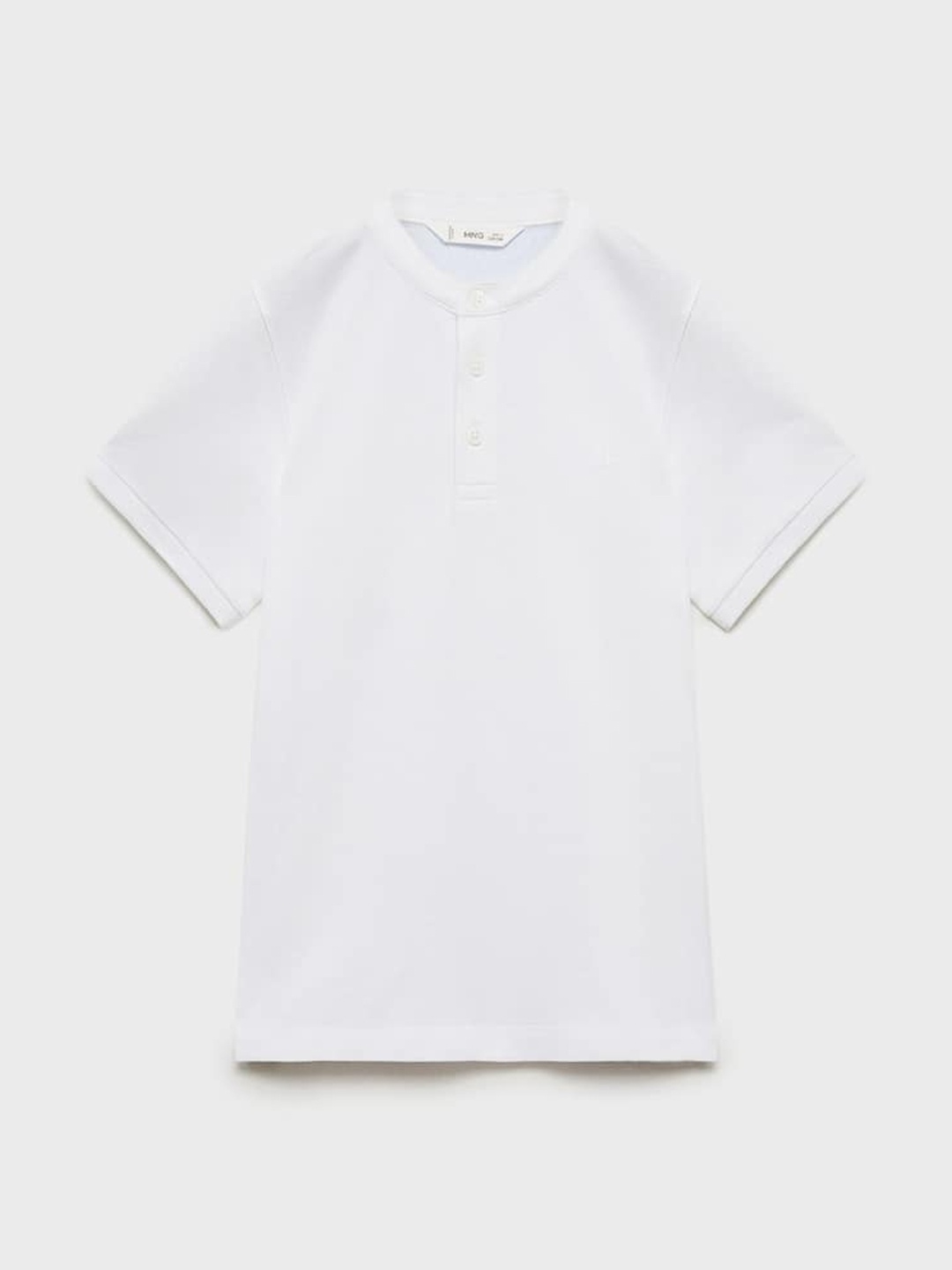 

Mango Kids Boys Pure Cotton Round Neck T-shirt, White