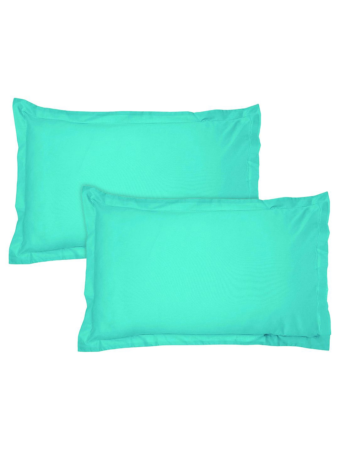 

Kuber Industries Green 2 Pieces Pure Cotton Rectangle Pillow Covers