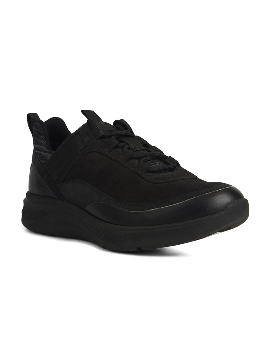 

Hush Puppies Women Leather Derbys, Black