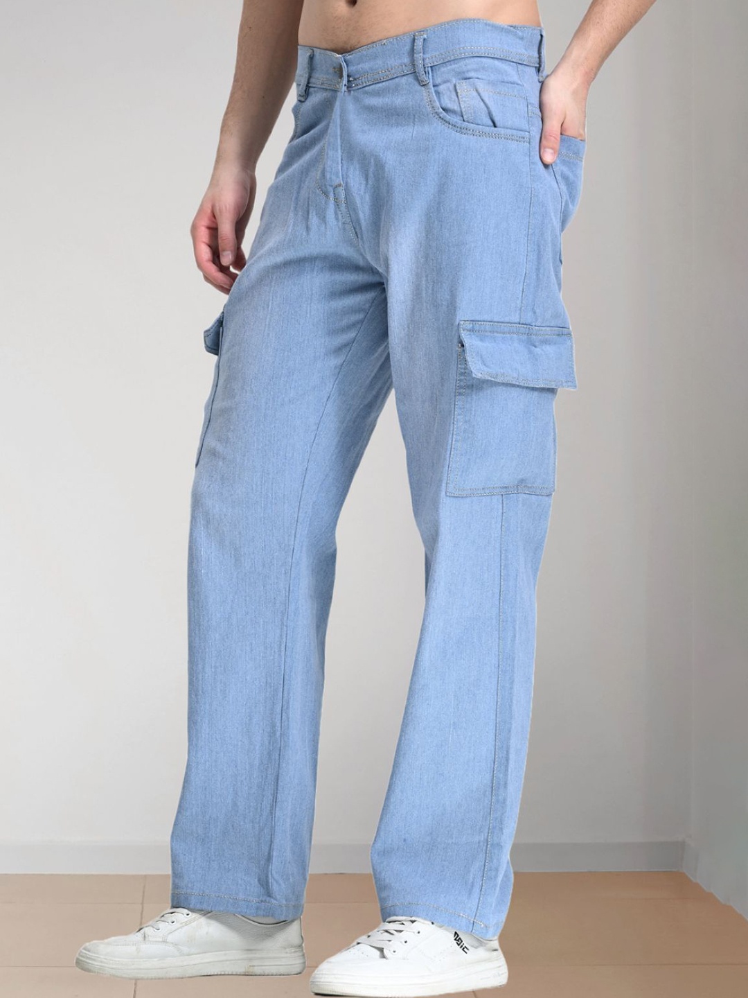 

COMFITS Men Slouchy Fit Jeans, Blue