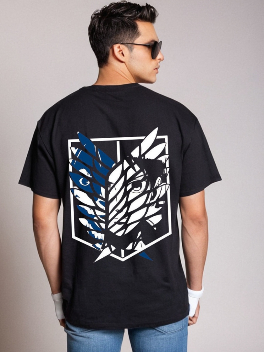 

Be Crazy Men Printed T-shirt, Black