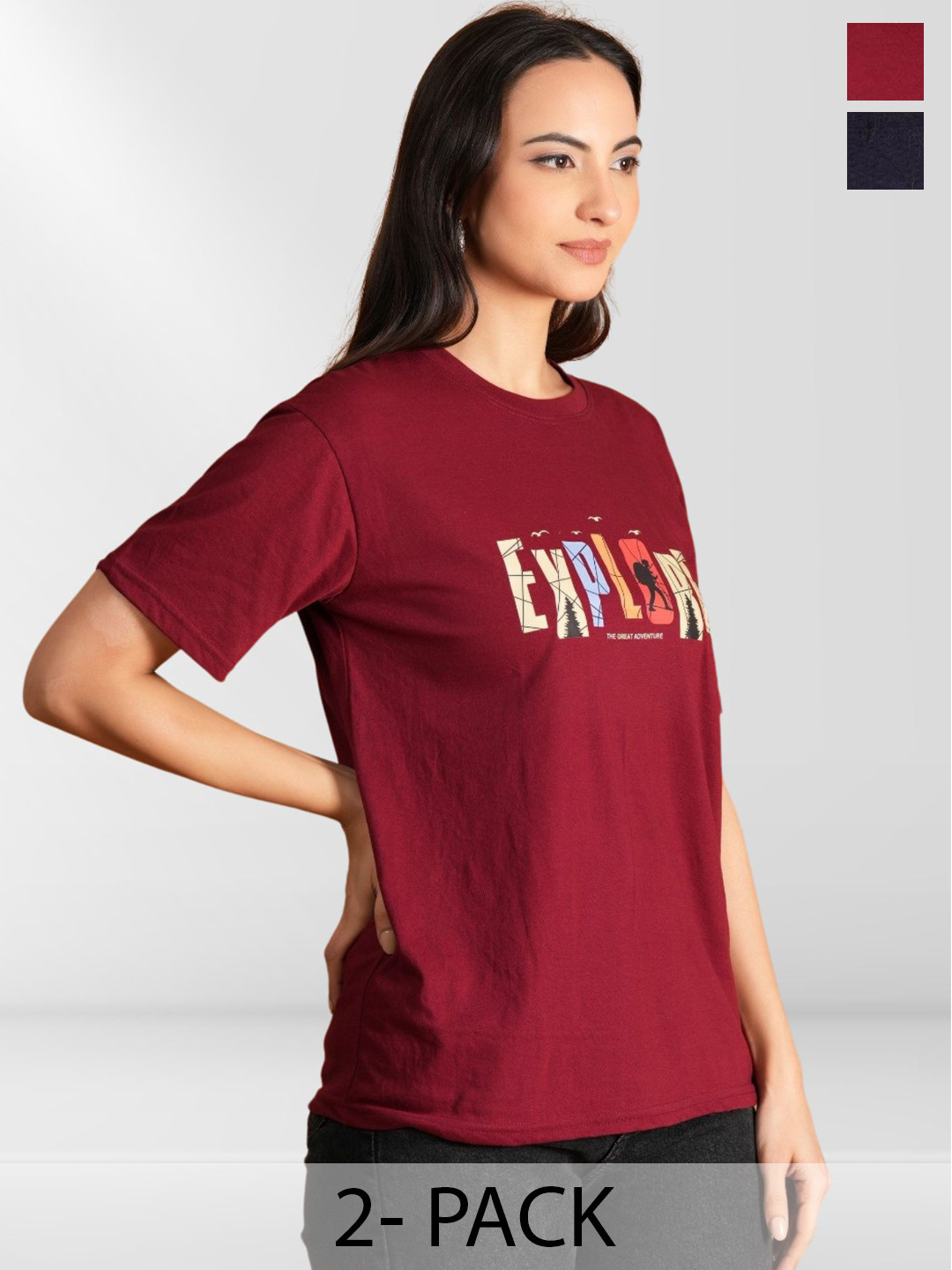 

BAESD Women 2 Printed T-shirt, Multi