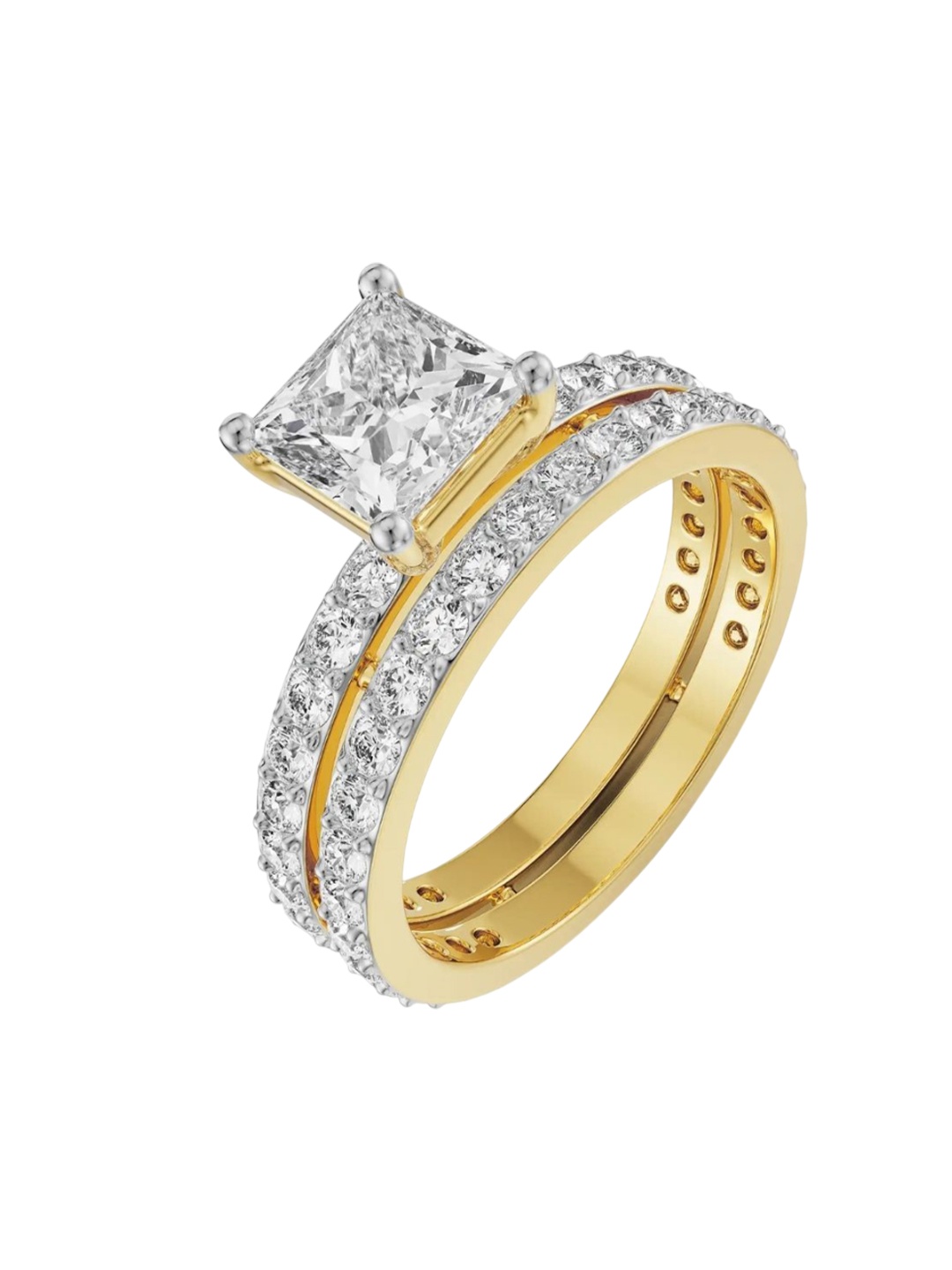

EmoriJane Princess Cut Diamond Ring, Yellow