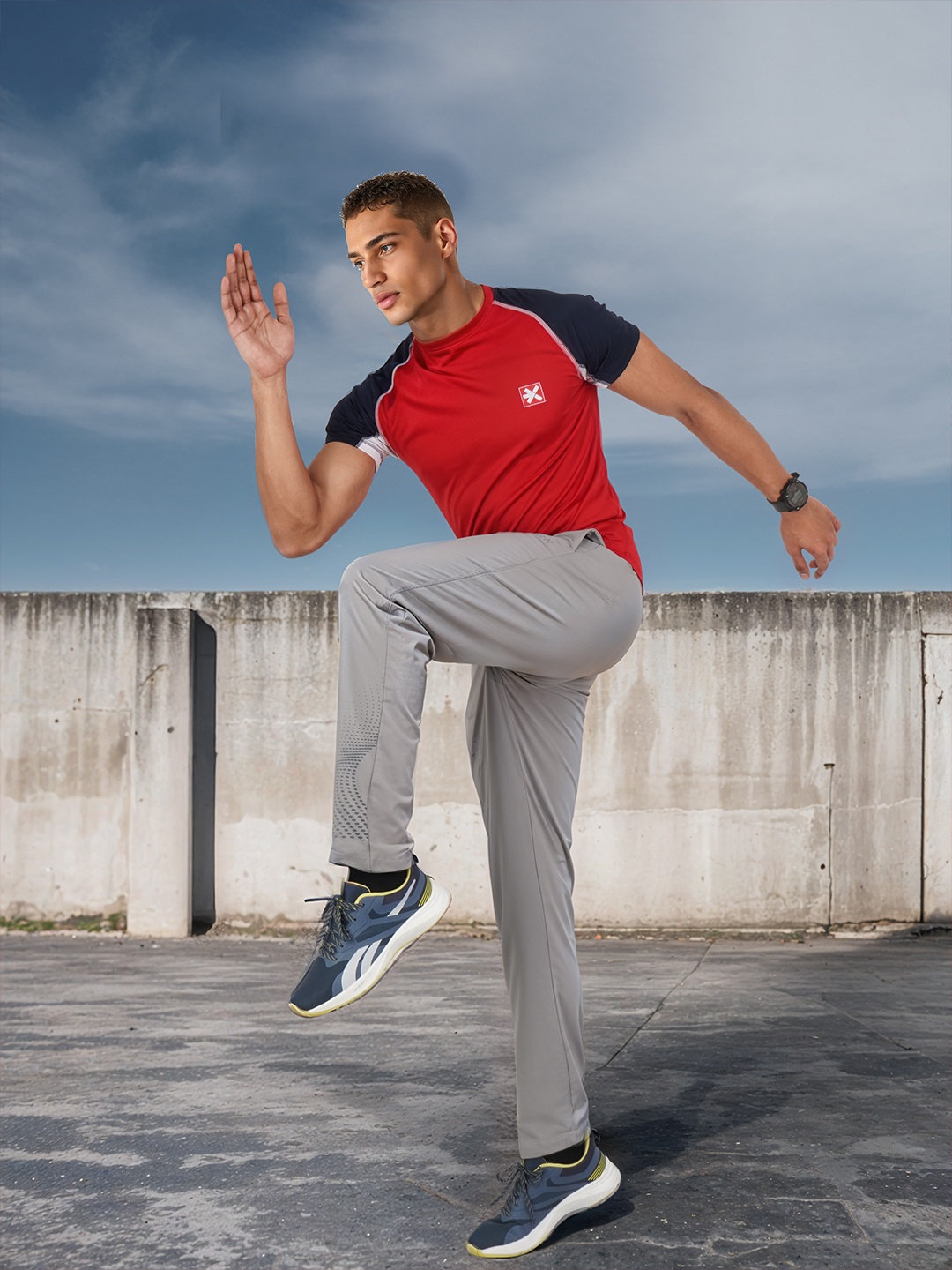 

HRX by Hrithik Roshan Men Running T-shirt, Red