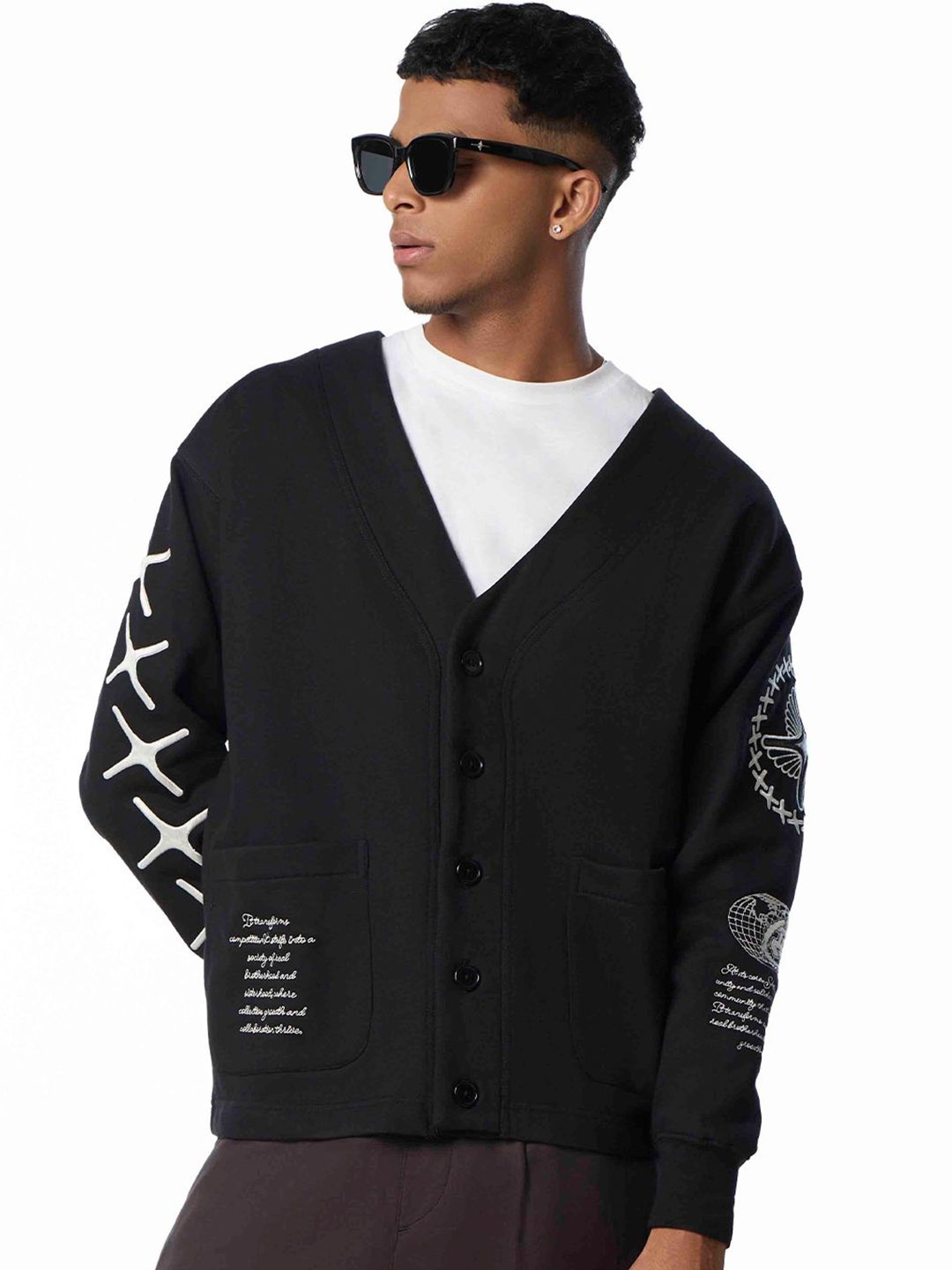 

Urban Monkey Unisex Bomber Jacket, Black