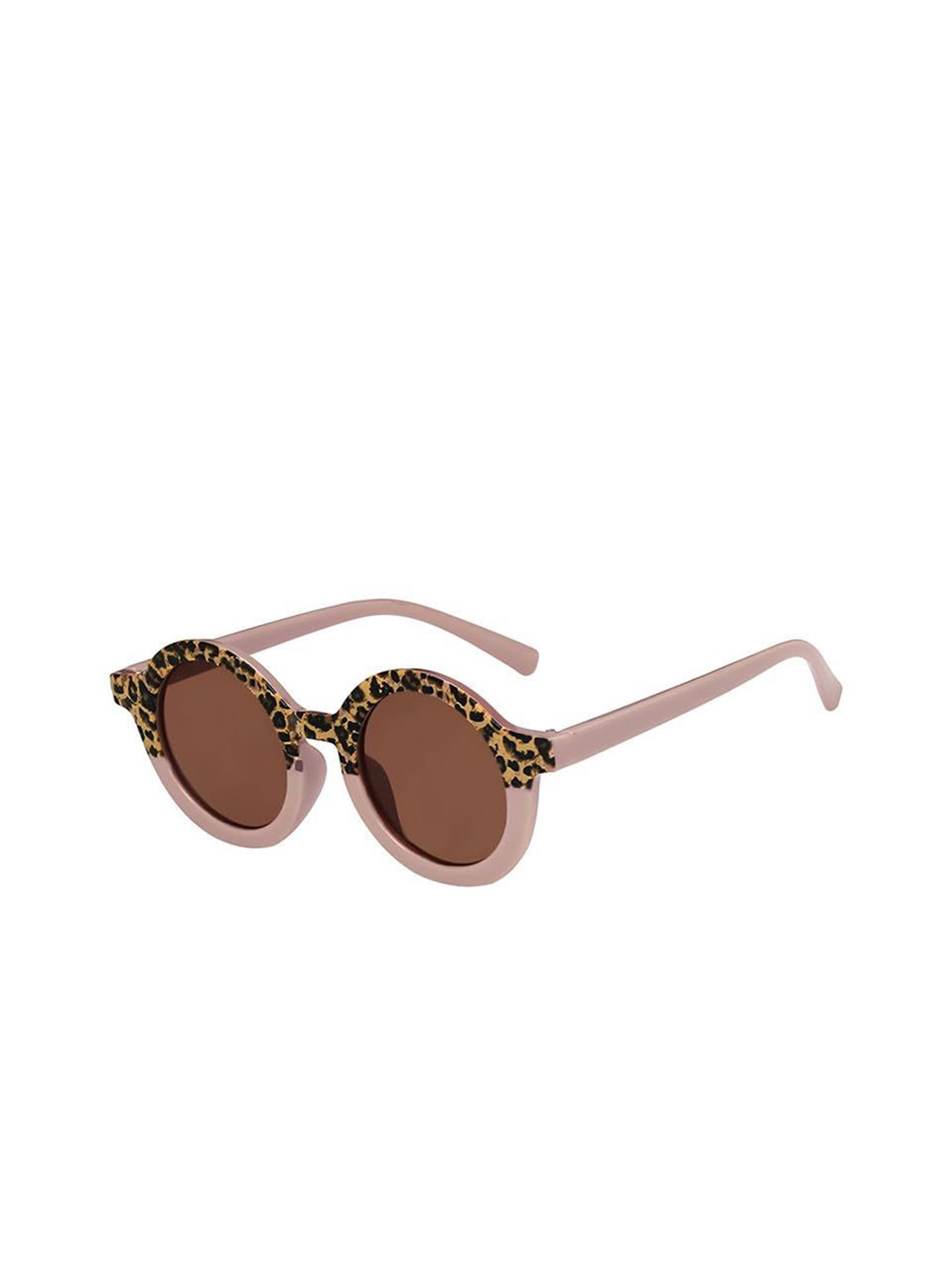 

SHOP FRENZY Unisex Kids Round Sunglasses with UV Protected Lens, Brown