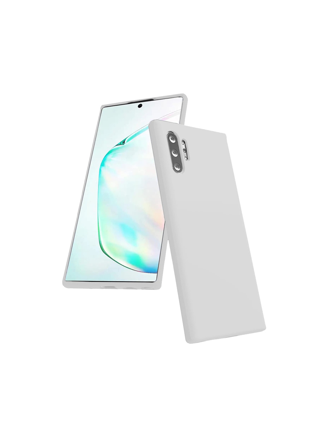 

LIRAMARK Liquid Silicone Soft Samsung Galaxy Note 10 Plus Back Case, White