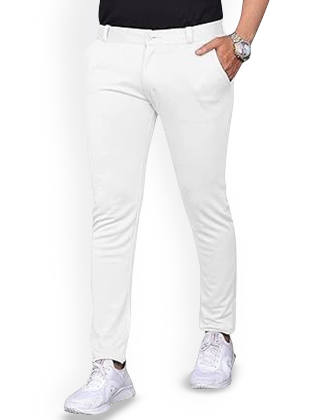

ISUEL FAB Men Original Trousers, White