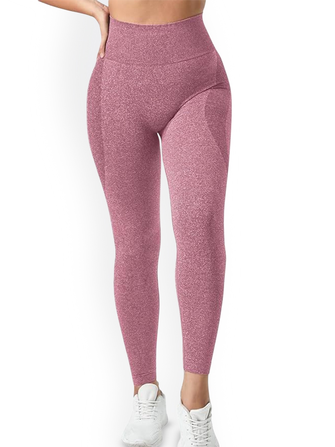 

Alexvyan Slim-Fit Breathable Anti-Skid Stretchable Gym Wear Tights, Purple