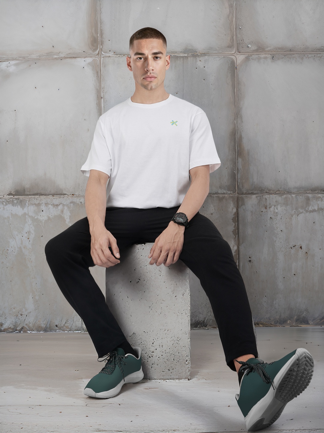 

HRX by Hrithik Roshan Typography Pure Cotton Lifestyle T-shirt, White