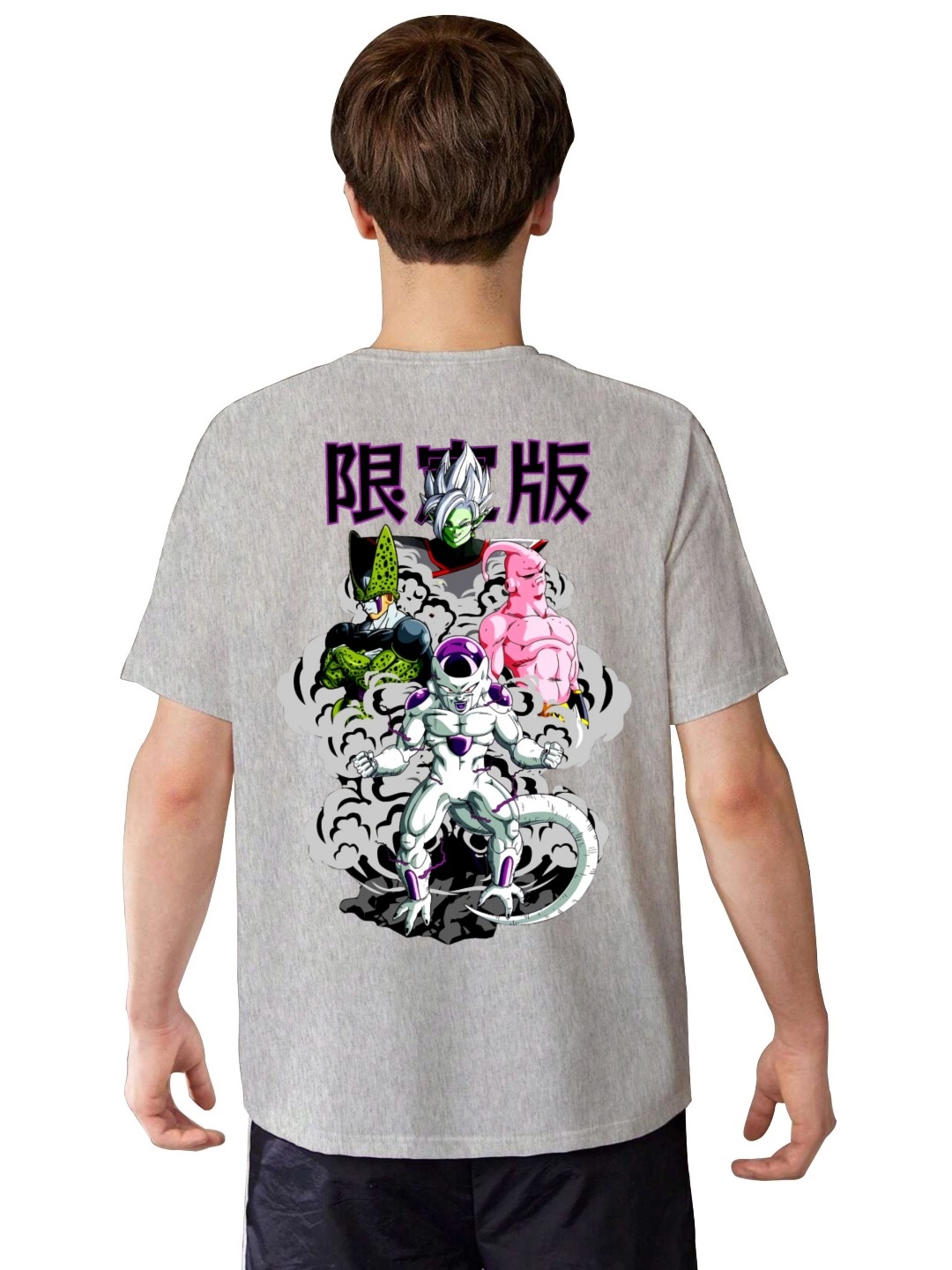 

LOCAVESTIR Boys Printed T-shirt, Grey