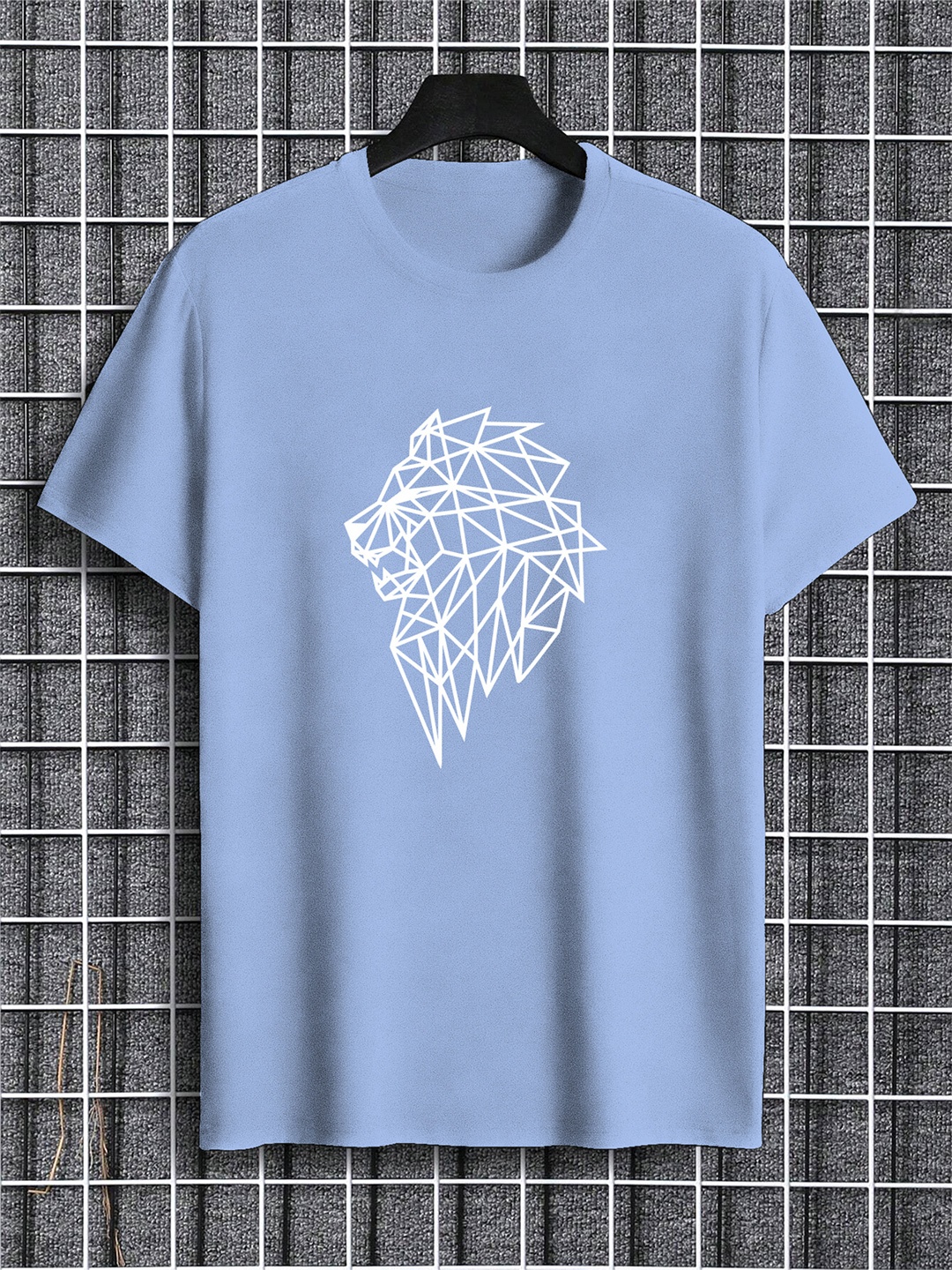 

TOGS & TERRE Women Graphic Printed Round Neck Cotton T-shirt, Blue