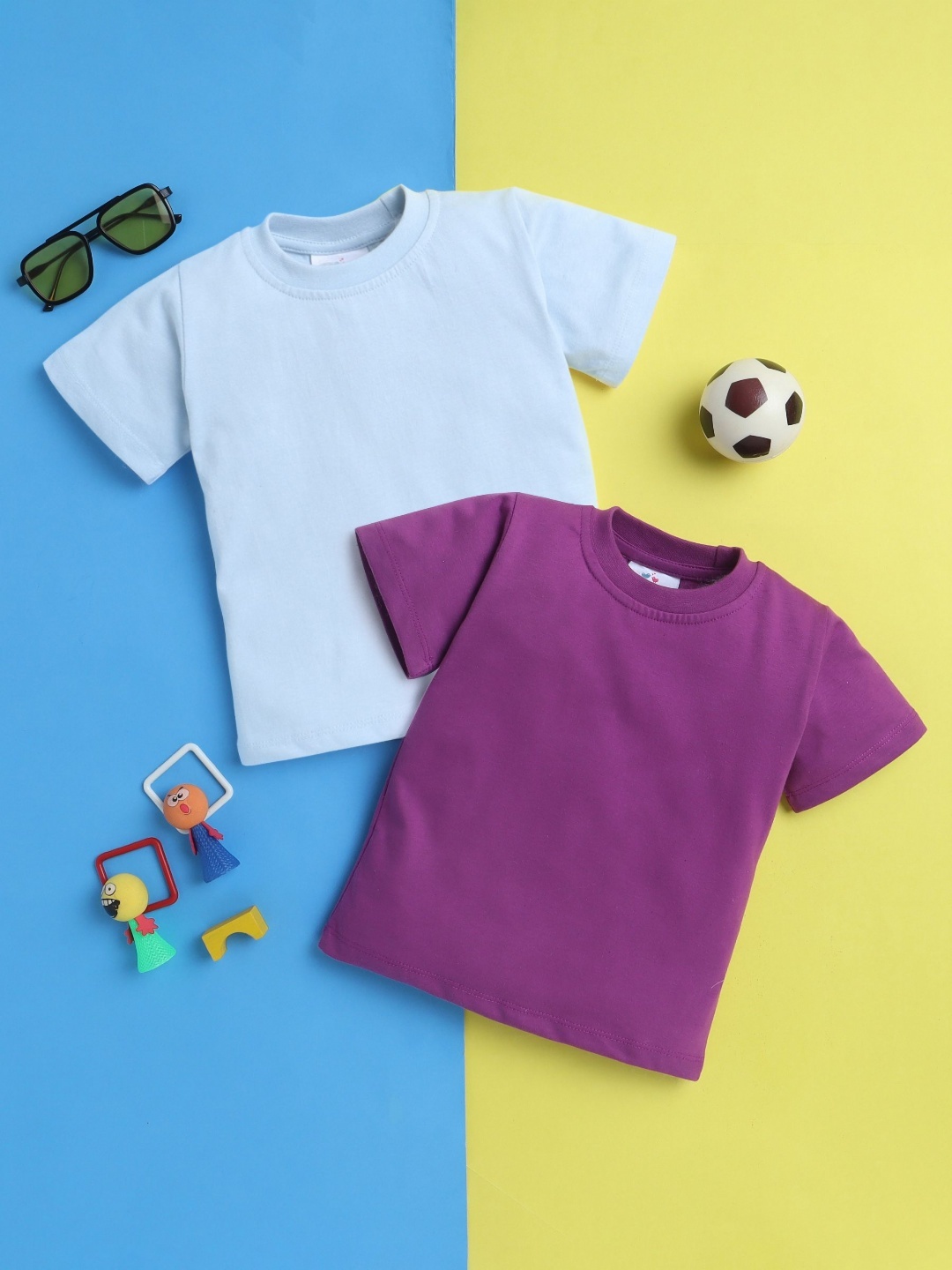 

Knitting Doodles Boys 2 Pure Cotton T-shirt, Multi