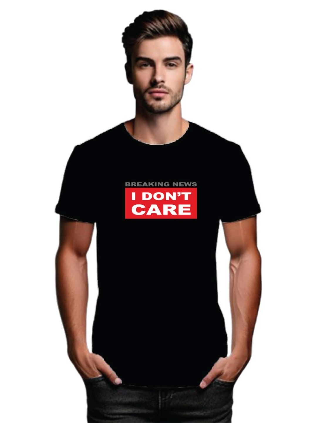 

Tantra Men Typography Printed Applique T-shirt, Black