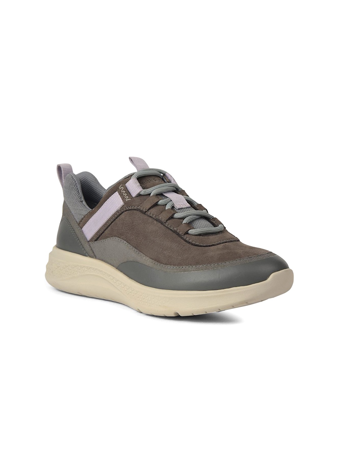 

Hush Puppies Women Leather Derbys, Grey