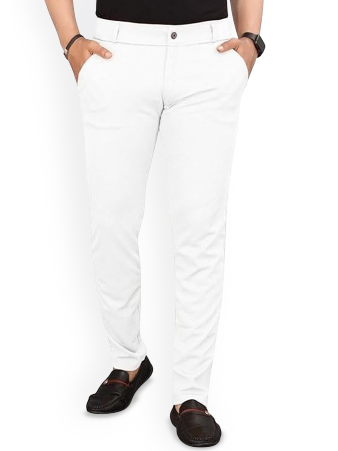 

ISUEL FAB Men Original Trousers, White