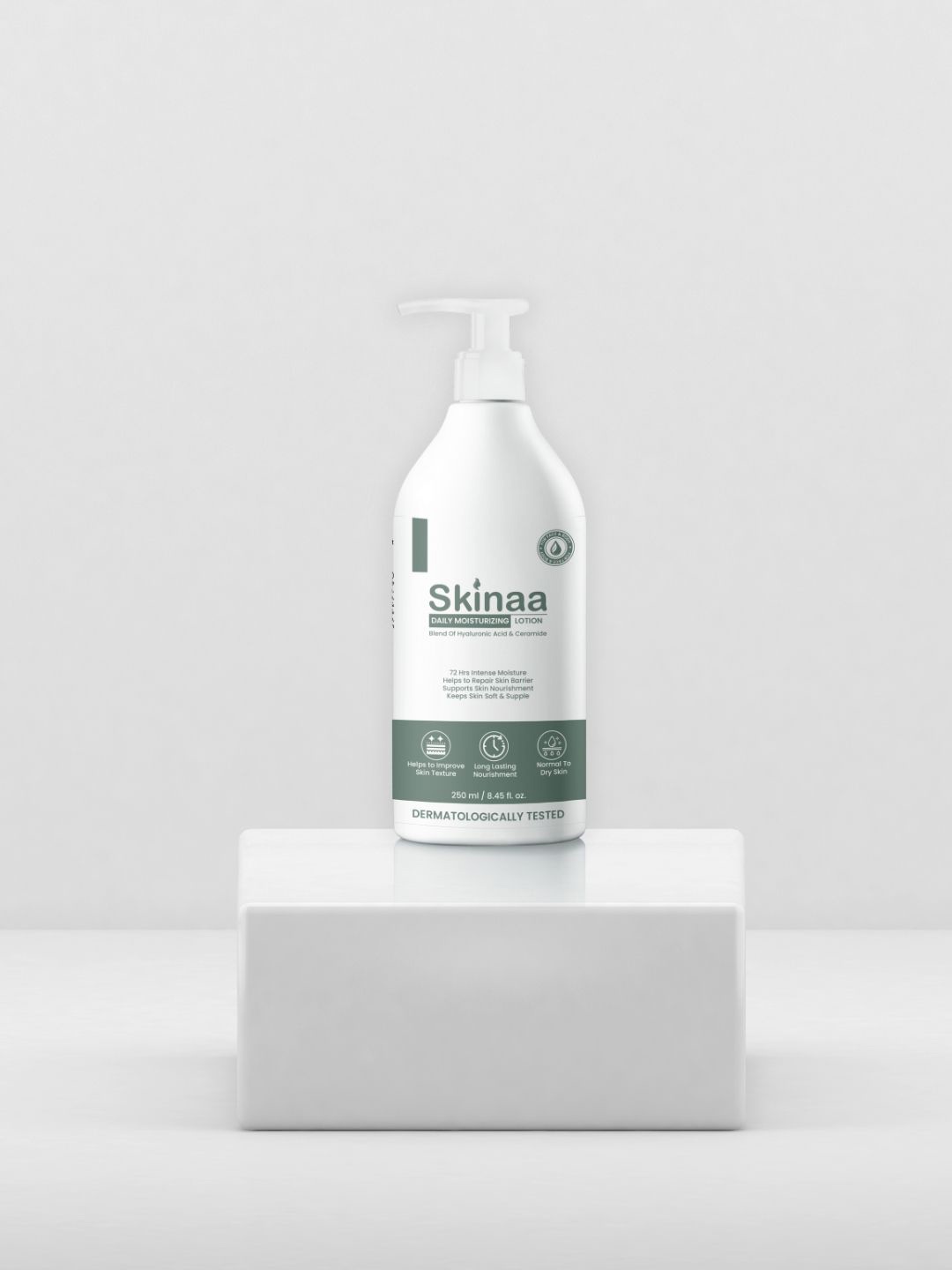 

SKINAA Daily Moisturizing Lotion With Hyaluronic Acid & Ceramide - 250 ml, White
