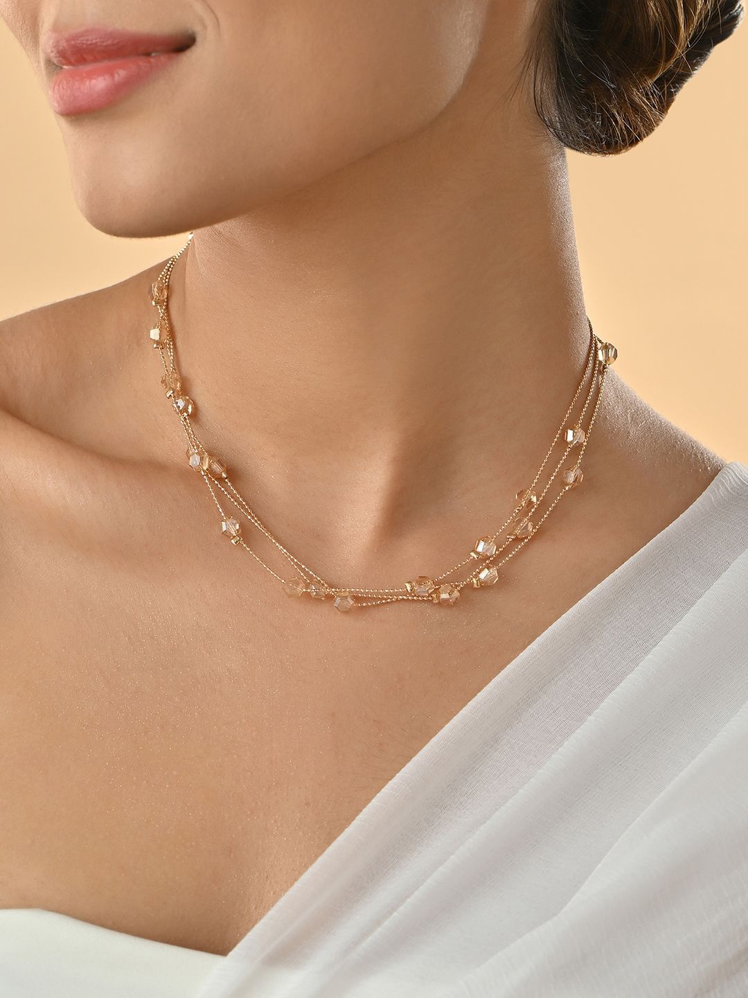 

ToniQ Gold-Plated Layered Necklace