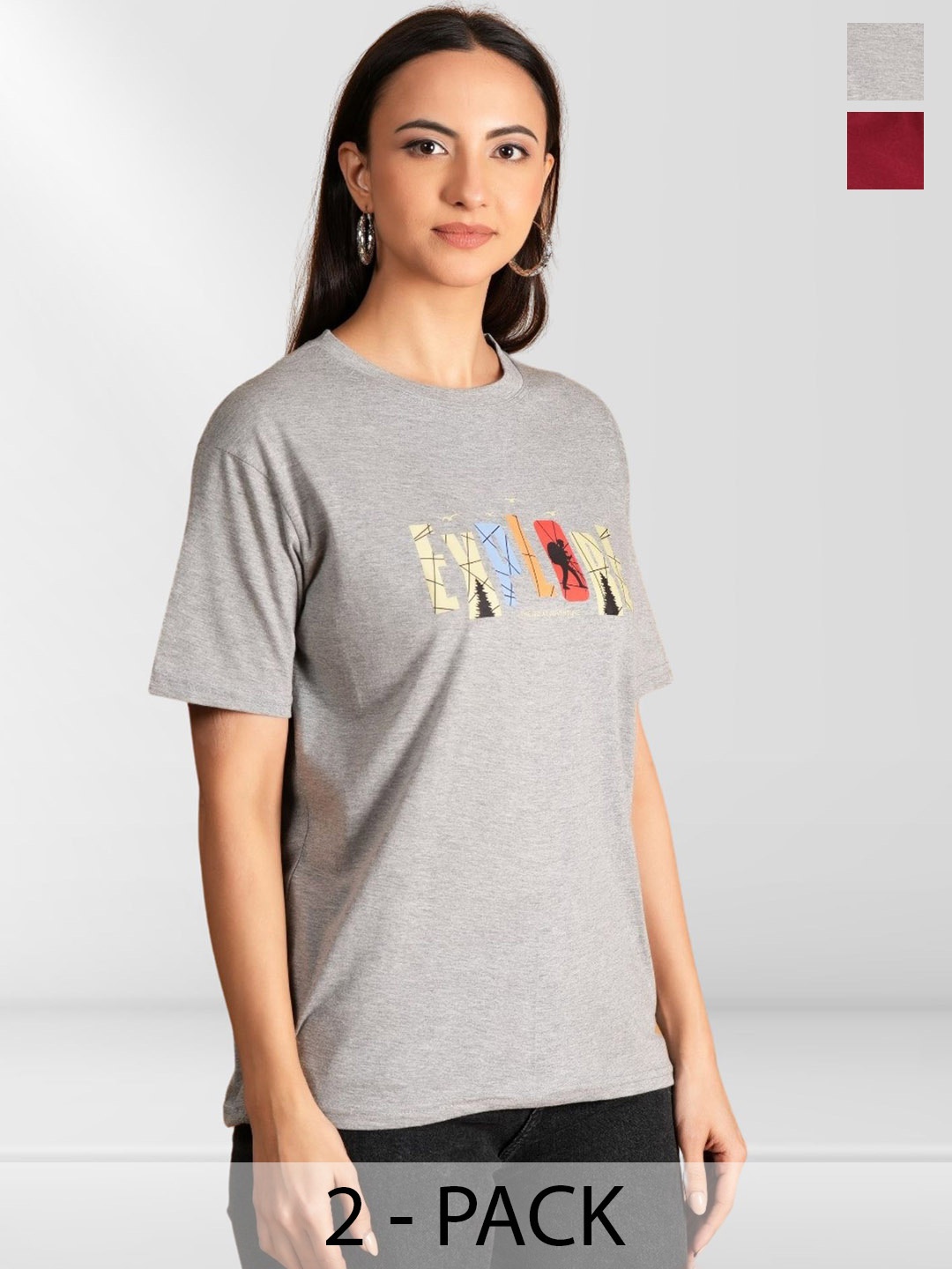 

BAESD Women 2 Printed T-shirt, Multi